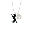 thumbnail image 2 of Delight Jewelry Acrylic 1.5 Black Horse To the World You are a Mother Locket Necklace, 2 of 4