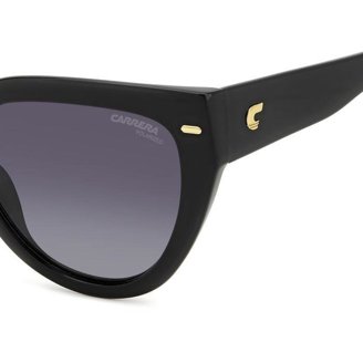 NWT Carrera CARRERA 278/S-0003 UC Black Rectangle 58mm Sunglasses Carrera Polarized Green Browline Men main image 4