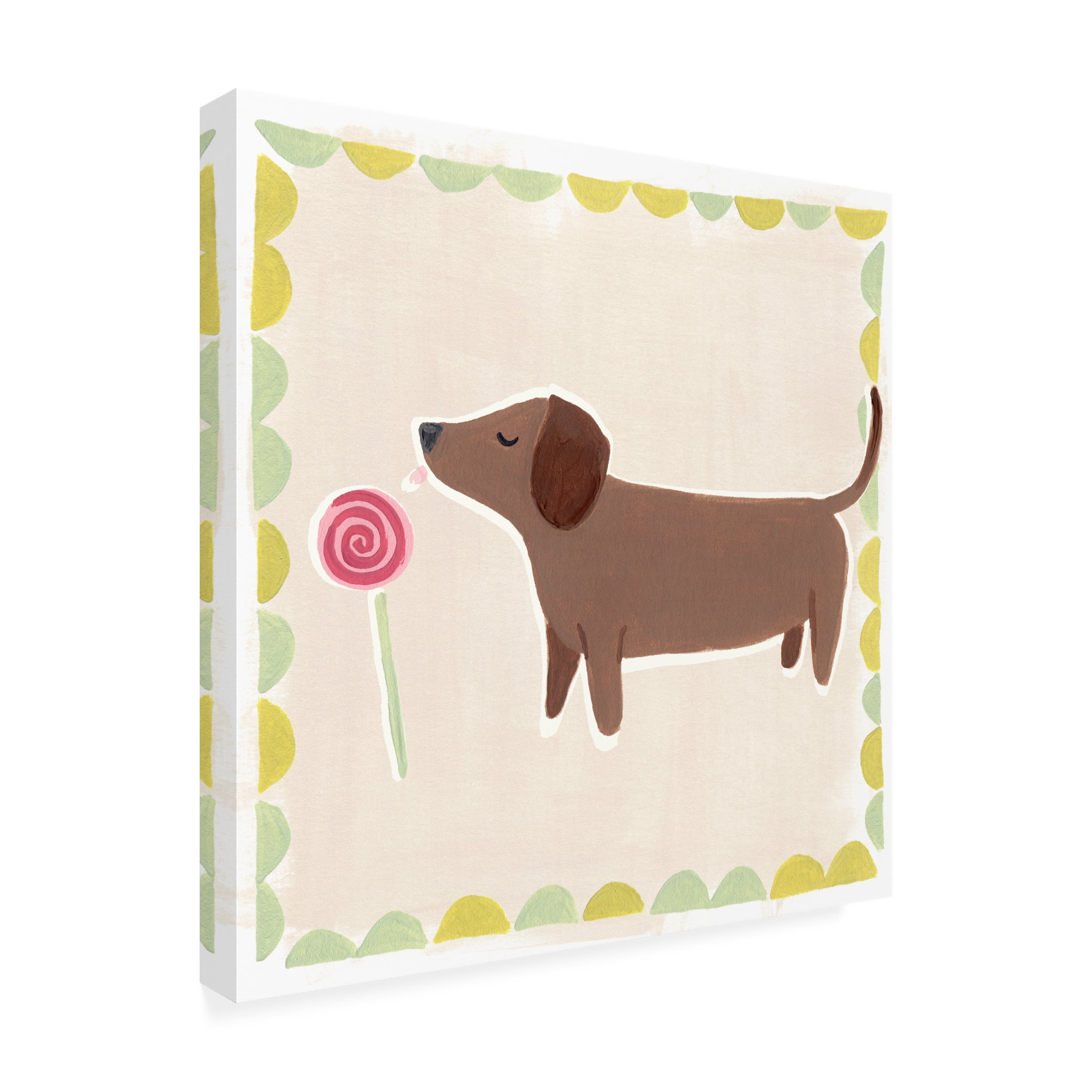 June Erica Vess 'Dachshund Delight I' Canvas Art
