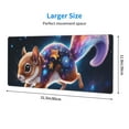 thumbnail image 2 of Rocae Colorful Star River Squirrel for Gaming Mouse Pad, Mouse Pad Large, Office Computer Keyboard Mousepad, Keyboard and Mouse Pad with Stitched Edges,31.5 x 11.8 in, 2 of 5