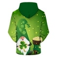 thumbnail image 3 of Pompotops Hommes Mode Décontractée Col Rond Sweat-Shirt St. Patrick'S Day Pull à Manches Longues Imprimé 3D en Vente, 3 of 5