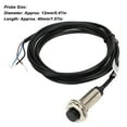 thumbnail image 3 of 4 Set Inductive Proximity Switch 12mm Probe NPN 3 Wire NO Contact 4mm Detection Approach Sensor 6‑36VDC, 3 of 7