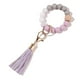 thumbnail image 2 of Llavero Pulsera Pulsera, Pulsera de Llavero de Silicona con Cuentas con Monedero para Tarjetas, Brazalete Elástico para Llavero para Mujer, 2 of 5