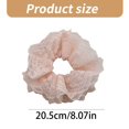 thumbnail image 5 of Yokua Elegant Lace Edge Scrunchie Large Hairband Hair Tie Hair Accessory for Women, 5 of 13