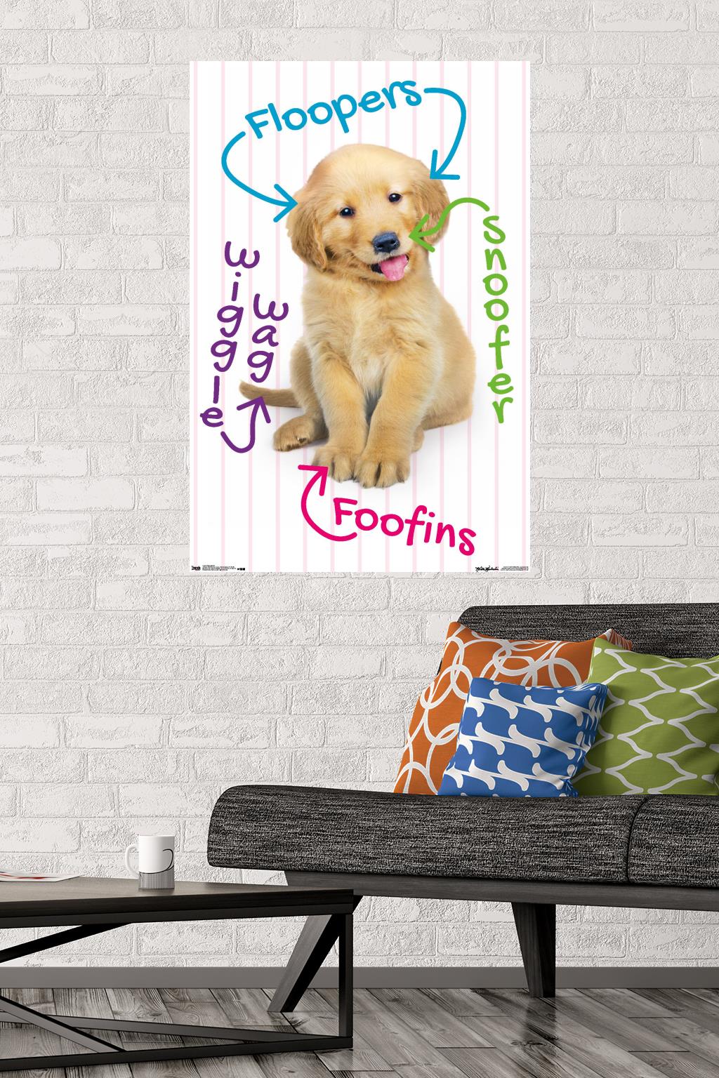 Keith Kimberlin - Puppy - Pup-A-Gram Wall Poster, 22.375" x 34"