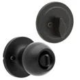 thumbnail image 4 of Keyed Entry Ball Doorknob and  Single-Cylinder Deadbolt Combo Pack — Stainless Steel Finish, Exterior Door Security Set for Home & Apartment, Includes Keys, Easy Install(black), 4 of 7