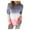 Pink sweatshirt, variant on Qetyuw Womens Tie Dye Sweatshirts Crewneck Gardient Pullover Loose Fit Long Sleeve Tops Fall Casual Soft Clothes