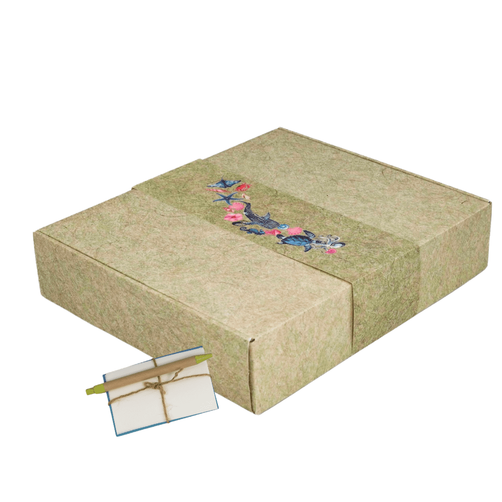 Biodegradable Urn for Human Ashes, Eco-Friendly Urn for Water or Earth Burial, Includes Water Soluble Ash Bag, Adult Size 3" H x 12" W x 14" L.