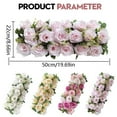 thumbnail image 3 of Wedding Flower Arrangement Long Strip, Floor Standing T-stage Aisle Flower Border for Arch Scene Decoration, Ground Flower Arrangement for Wedding Ceremony, 3 of 9