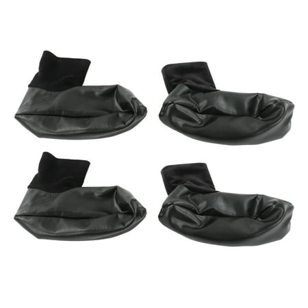 Nuovi Calzini Corti in Vera Pelle Unisex Neri per Casa, Cucina, Tappeti, Pavimen