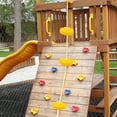 thumbnail image 4 of KAKOWELY Disc Rope Climbing Swing Seat Yellow Plastic 1Pack Outdoor Adventures for Safety, 4 of 8
