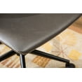 thumbnail image 5 of Cesena Faux Leather 360 Swivel Air Lift Office Chair, Antique Gray, 5 of 5