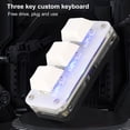 thumbnail image 3 of 3 Key Mini Keypad, Plug and Play 3 Key Mini Mechanical Keypad  for Office Work White, 3 of 7