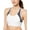 White, variant on Women’s Strappy Back Medium Impact Sports Bras, White, Small
