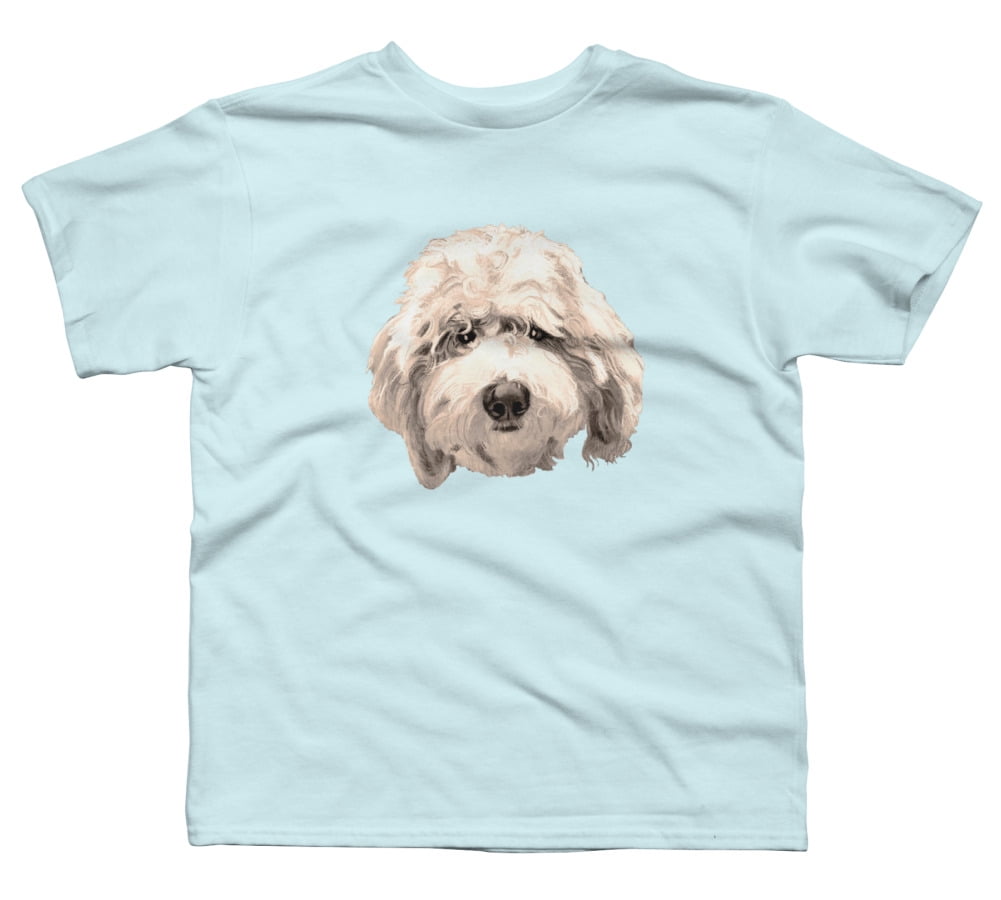 Lucky Labradoodle Boys White Graphic Tee - Design By Humans XL - Walmart.com