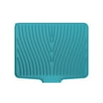 thumbnail image 2 of SNGMN Kitchen Countertop Drains Diversion Silicone Drying Pad, No Punching No Drill Installation Waterproof Dish Drying Mat, 2 of 9