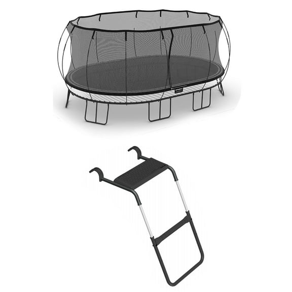 Springfree Trampoline 12' x 19' Trampoline w/ FlexrStep V2 Ladder Accessory