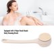 thumbnail image 5 of YAHHU Cepillo de Baño Eléctrico 4 en 1 Recargable por USB con Doble Velocidad y Mango Largo para Espalda y Exfoliación Beige 41 cm / 16.1 inches, 5 of 9
