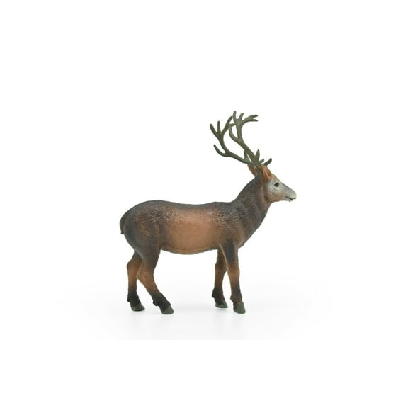Elk, Wapiti, Museum Quality, Realistic Plastic Animal Design, Educational, Hand Painted, Figure, Lifelike, Model, Figurine, Replica, Gift, 4 " CWG175 BB41
