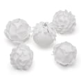 thumbnail image 1 of Comprado en un paquete de 2 colgantes decorativos para árboles de Navidad bola de espuma con purpurina de pétalos colgante de bolas de Navidad blanca como la nieve - caja ANGGREK Otros, 1 of 7