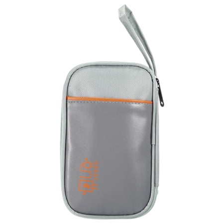 Unique Bargains Electronic Organizer Cable Portable Waterproof Pouch for Accessories Gray