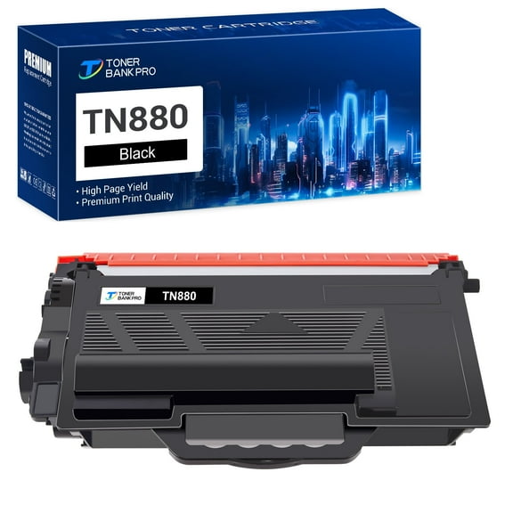TN880 Compatible for Brother TN-880 TN 880 TN880 High Yied Toner Cartridges Black HL-L6200DW L6250DW MFC-L6700DW L6900DW Printer Ink (Black, 1-Pack)