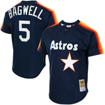 Men's Mitchell & Ness Jeff Bagwell Navy Houston Astros Authentic Batting Practice Jersey