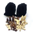 thumbnail image 4 of Ensemble de Pièces d'Échecs Créatif en Bois Ensemble d'Échecs en Bois avec 2 Sacs, 4 of 10