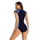 thumbnail image 5 of Traje de surf de una pieza sin mangas con protección solar Traje de baño para mujer Traje de buceo Traje de baño Oni Flower, 5 of 5