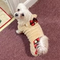 thumbnail image 4 of Pijama para perro KYEESE, diseño de reno navideño, a cuadros rojos, tamaño pequeño, 4 of 9