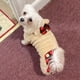 thumbnail image 4 of Pijama para perro KYEESE, diseño de reno navideño, a cuadros rojos, tamaño pequeño, 4 of 9