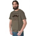 thumbnail image 3 of Happy Father's Day Dad Mustache Men's Graphic T Shirt Tees Brisco Brands 2X, 3 of 6