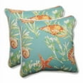 thumbnail image 2 of Pillow Perfect 592848 Indoor-Outdoor Daytrip Pacific Throw Pillow, Blue, 18.5 in. - Set of 2, 2 of 2
