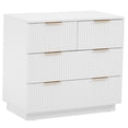 thumbnail image 7 of Hassch Dresser, 4 Drawer Dresser for Bedroom, Modern Storage Organizer for Home Office, Easy Assembly, White, 7 of 7