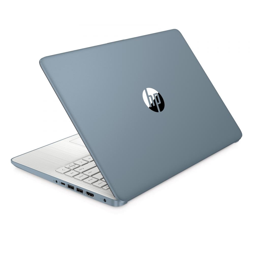 HP 14" HD Touchscreen Laptop with Copilot Intel N150 4GB RAM 128GB SSD Moonlight Blue + HP Wireless Mouse + One Year M365 Subscription