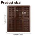 thumbnail image 3 of Shiogb Deep Stuffed Bar Non Stick Chocolate Molds, Easy Release Kitchen Snack Baking Moulds, for Gatherings Weddings Holiday Birthdays, 3 of 5