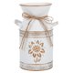 thumbnail image 1 of Vintage Style Flower Bucket Vase Decorative Metal Planter Flower Arrangement Planter, 1 of 4