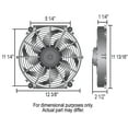 thumbnail image 2 of Derale 16512 12" Tornado Electric Fan Premium Kit, 2 of 5