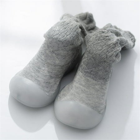 

Hunpta Toddler Shoes Kids Infant Baby Boys Girls First Walkers Solid Breathable Stocking Soft Sole Antislip Shoes Prewalker