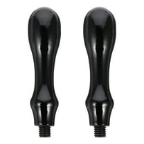 Hytrove Wax Seal Handle Black Wood 2Pcs 3.03X0.79X0.79in