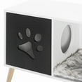 thumbnail image 5 of Sam's Pets Convertible® 22" Black and White Cat Tree End Table, 5 of 5