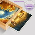 thumbnail image 4 of Hello Fall Belgian Malinois Enjoys Warm Campfire Autumn Night Bright Moon Acrylic Plaque with Wood Photo Frame Box Sheepdog Dog Lover Gifts Light Box - 01008, 4 of 5