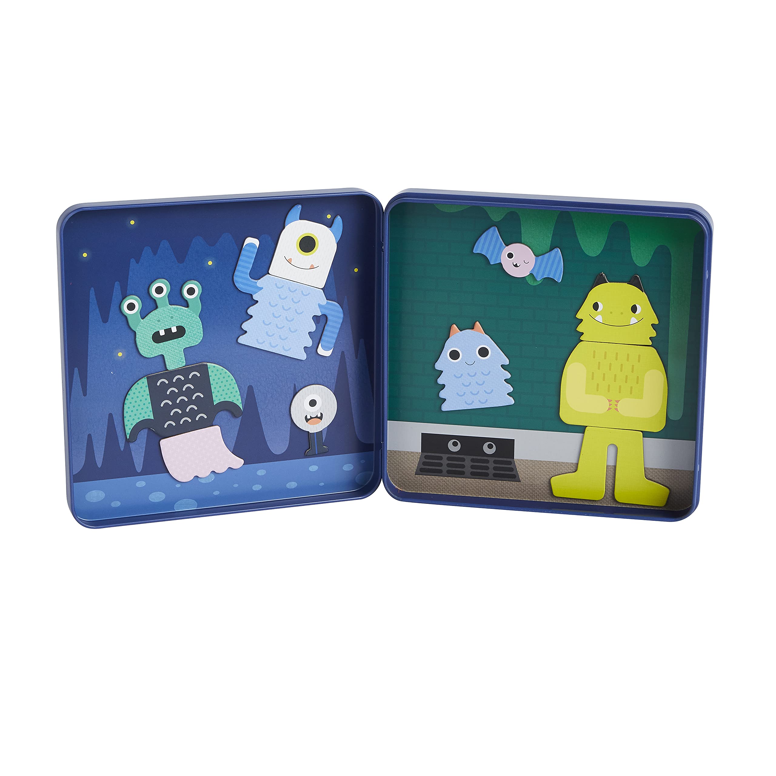 Petit Collage Mix + Match Monsters Magnetic Play Set, 27 pieces