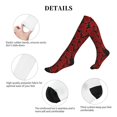 thumbnail image 5 of Sikiie Rose Flowers 1 Pairs Compression Socks for Men and Women 15-20 mmHg Running Support Socks, 5 of 7