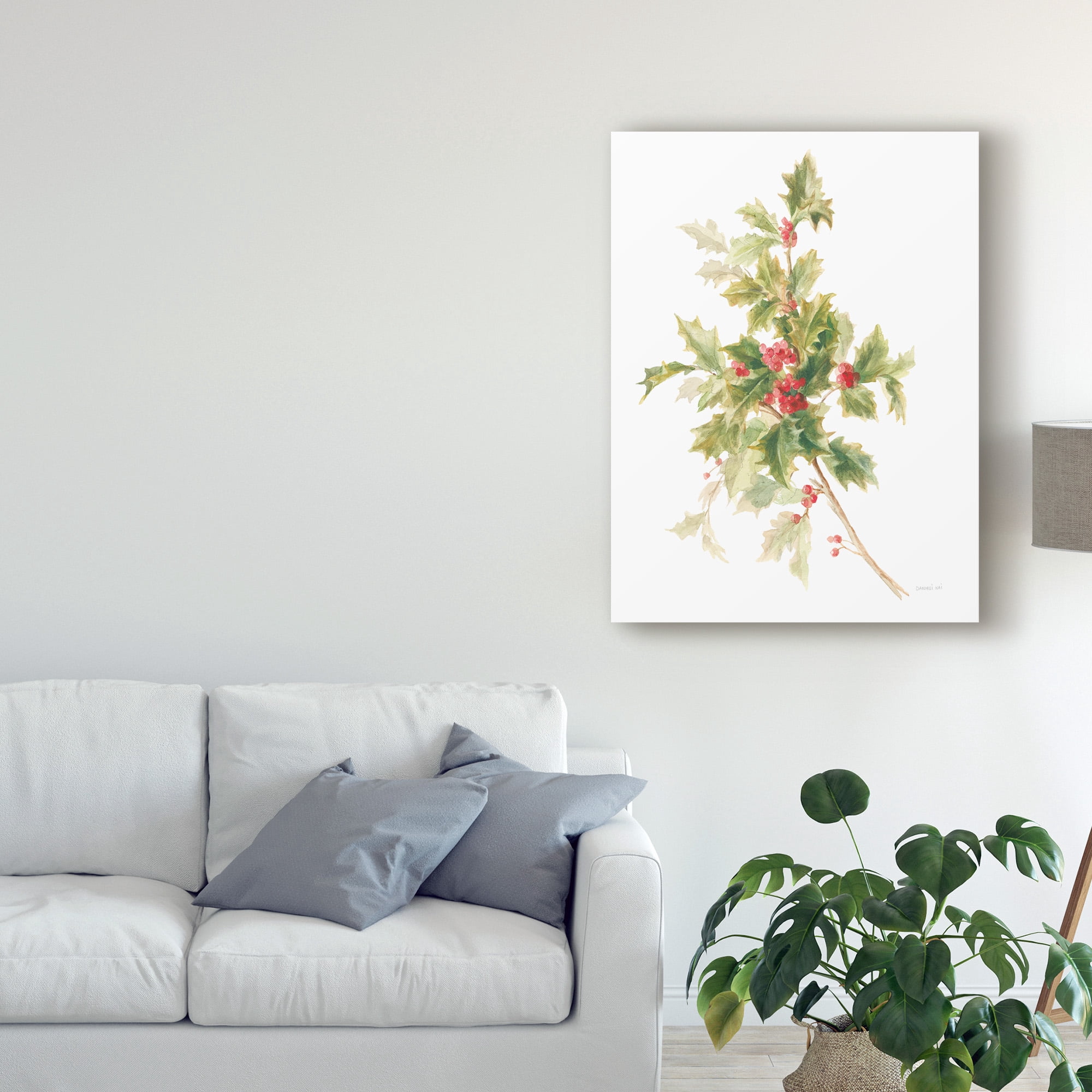 Trademark Fine Art 'Floursack Holiday IX' Canvas Art by Danhui Nai