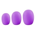 thumbnail image 2 of Juego de 3 uds. De cubiertas de cepillo cosmético de silicona, accesorio profesional a prueba de polvo, Material elástico duradero, fácil de instalar, Morado oscuro Yinane Cubierta de cepillo de maquillaje, 2 of 8