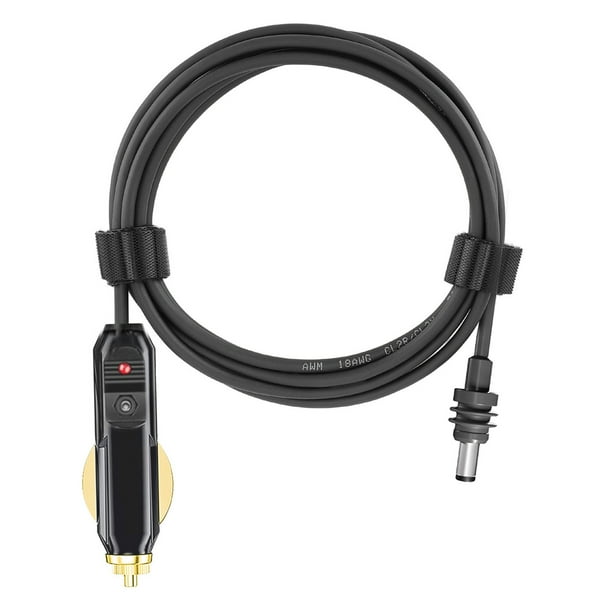 Cable de Alimentación Mini CC para Coche Starlink, enchufe Satelital de cable y Juego Resistente Al Agua IP68 de 18 AWG, Cable de Alimentacia para Cargador de Coche CC para