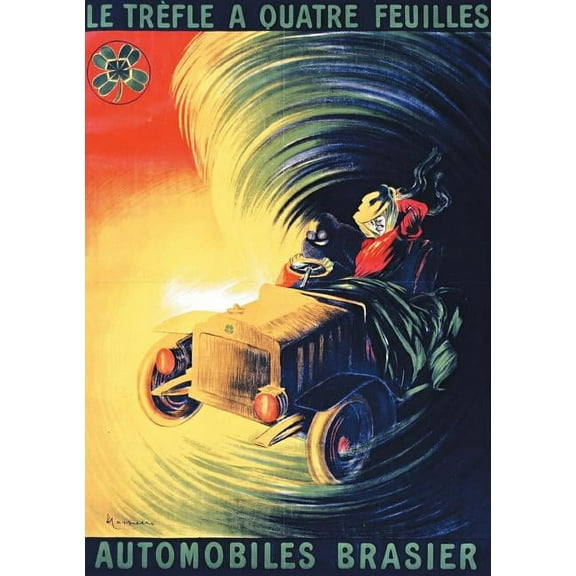 Bnf Affiches: Carnet Ligné Affiche Automobiles Brasier (Paperback)