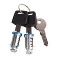 thumbnail image 1 of Candados para portaequipajes Núcleo de bloqueo Fácil de instalar Candados para SUV Llaves Accesorio premium Cerraduras de barra transversal Cilindros 2 núcleos de bloqueo, 1 of 8