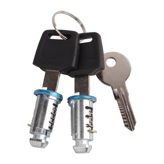 Candados para portaequipajes Núcleo de bloqueo Fácil de instalar Candados para SUV Llaves Accesorio premium Cerraduras de barra transversal Cilindros 2 núcleos de bloqueo